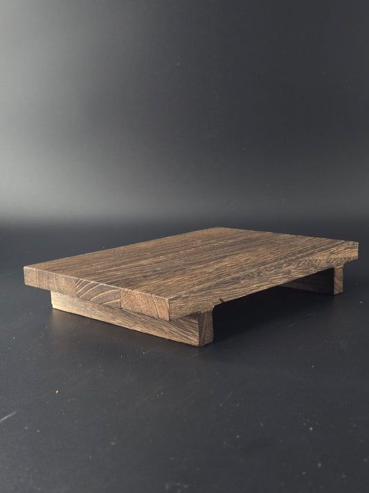 Wooden Bonsai Stool – Elegant Display Stand | 23 × 15 × 3.8 cm