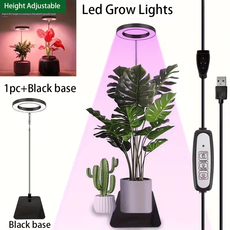 plant light for bonsai tree LED Grow Lamp for Bonsai – Black & White